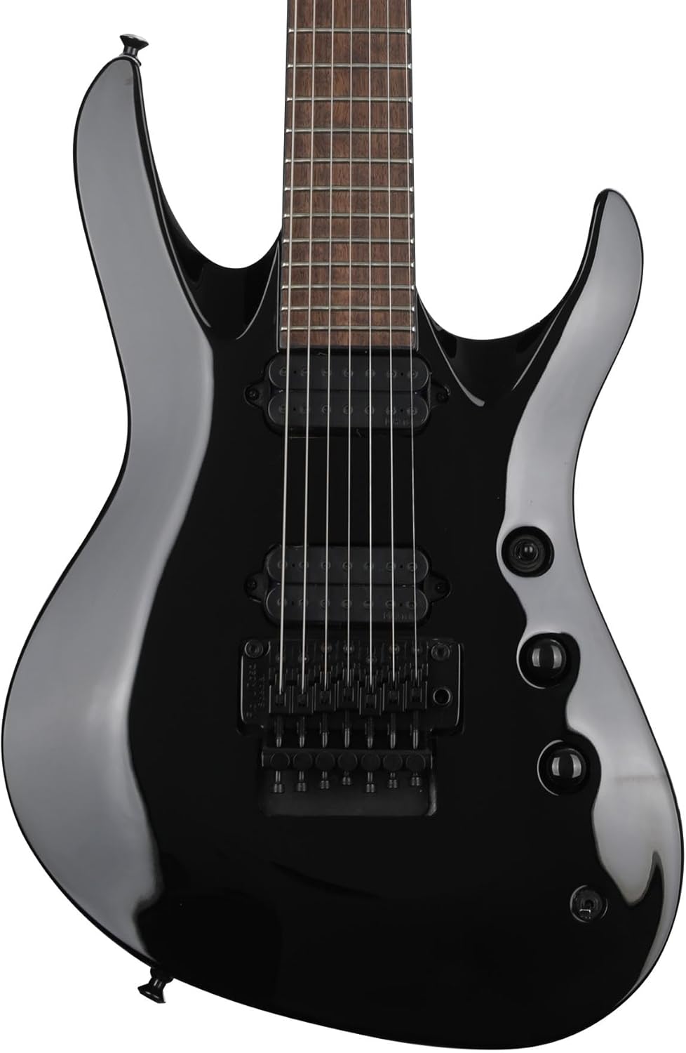 Jackson Pro Series Signature Chris Broderick Soloist 7, Laurel Fingerboard, Gloss Black Electric Guitar