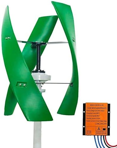 10000 W 12 V -220V Vertical Wind Turbine Wind Generator Home Use Windmill Green 3 Blade with MPPT Charge Controller