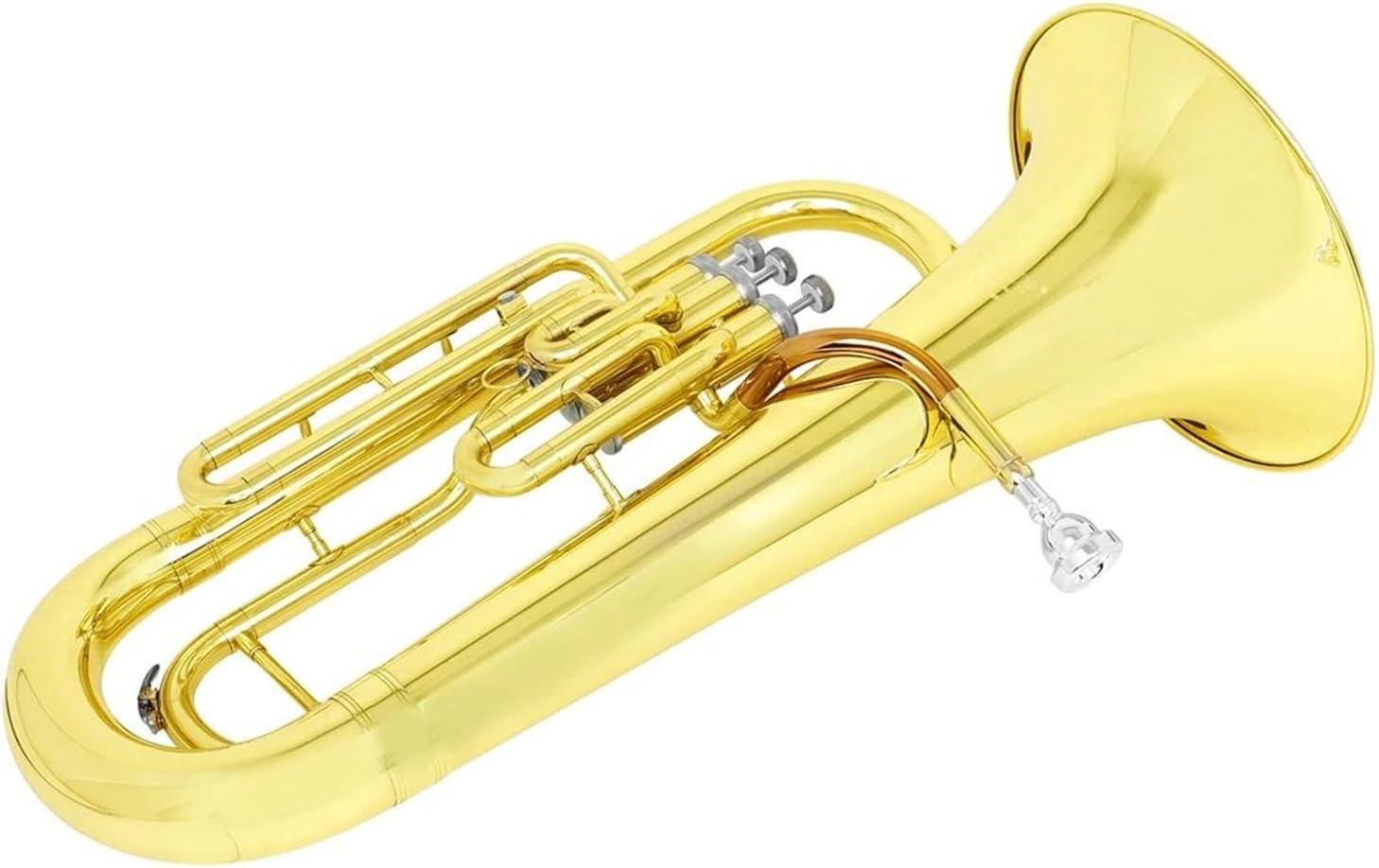 Euphonium instrument professional B flat brass instrument 3 piston tube