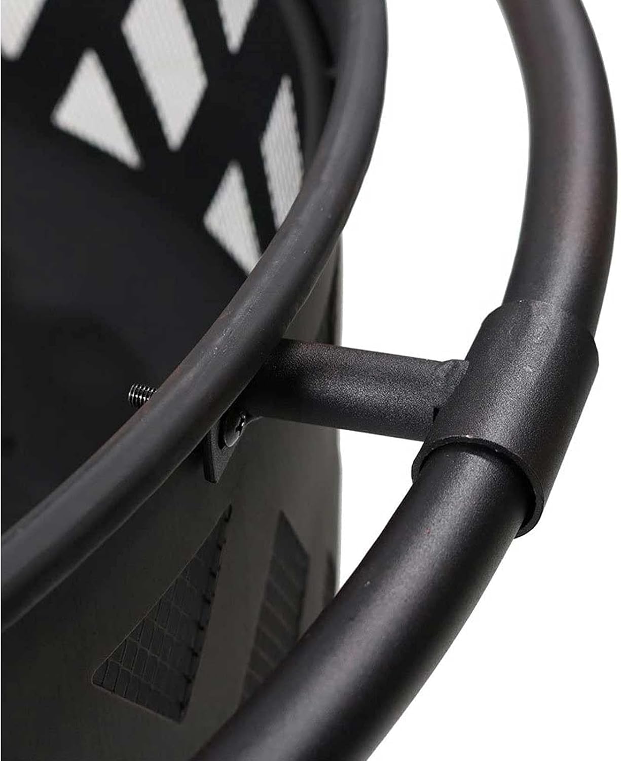 36 Inch Outdoor Fire Pit, Large Portable Wood Burning Firebowl with Cooking BBQ Area, Grill Grate for Garden Beach Camping