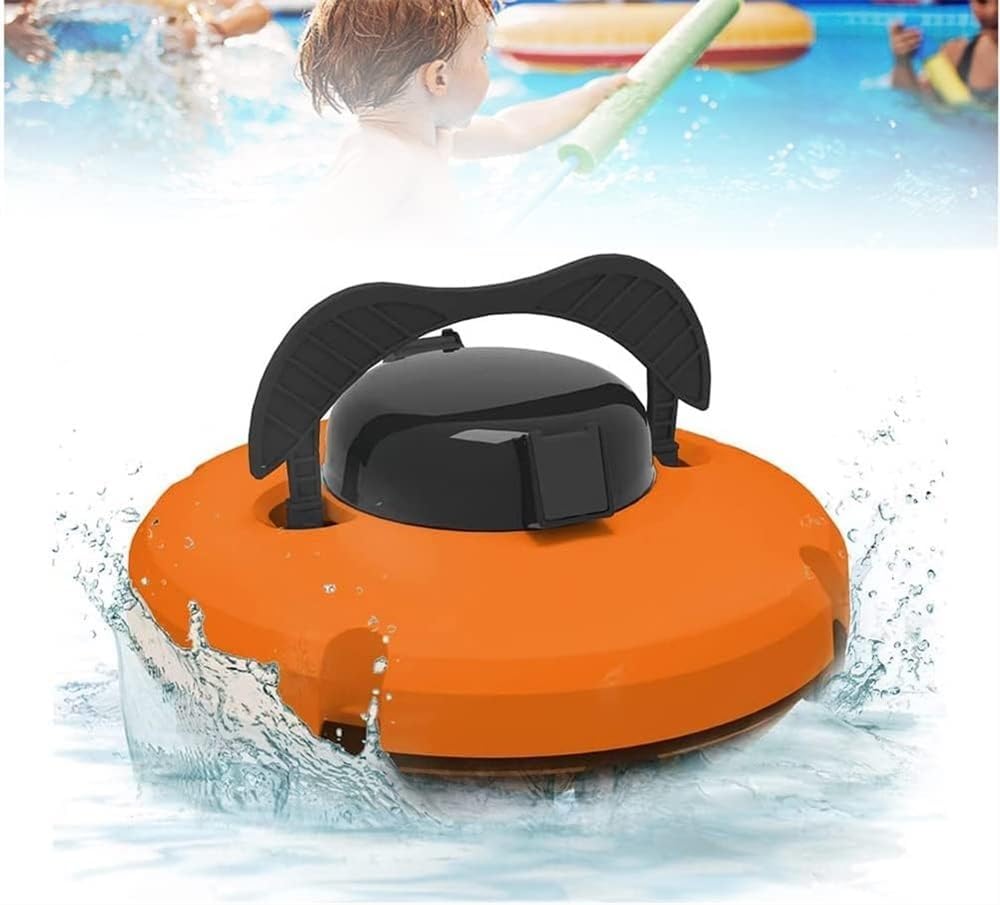 Cordless Automatic Pool Cleaners, 120 Minutes Wall Climbing Pool Cleaning Robot, Fully Automatic Pool Vacuum Cleaner with Upgraded Ultra-Fine Filters