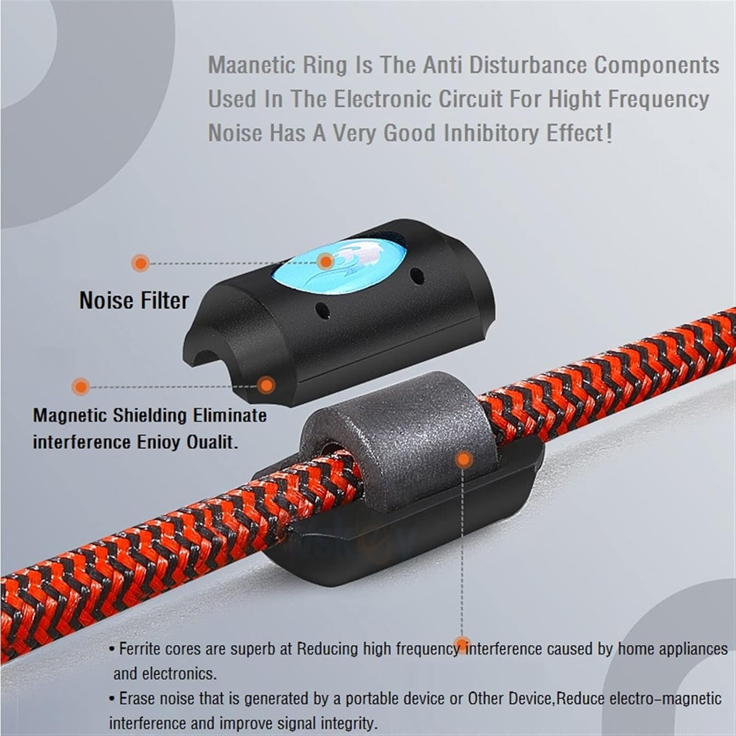 Guitar Cable 1/4''6.35mm Male to 3.5mm Female Output Stereo Cable for Mixer Amplifier Guitar Cord (Color : A, Size : 8M)