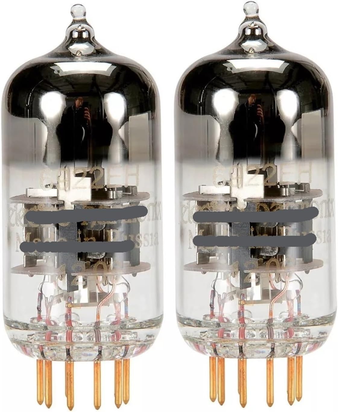 A Pair of 6922 E88CC Vacuum Tubes -