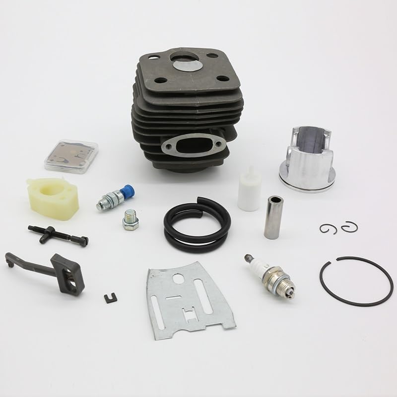Garden Parts 54mm Cylinder Piston Assy Spark Plug Fuel Hose Filter Carburettor Repair Set Kit for Husqvarna 288 Chainsaw Garden Power Tools