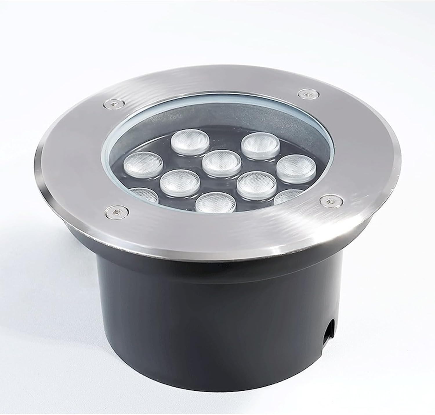 Low Voltage Landscape Lights LED Well Lights IP66 Waterproof AC12/24V Outdoor Buried Lights for Bridge Driveway Deck Step Garden Lights