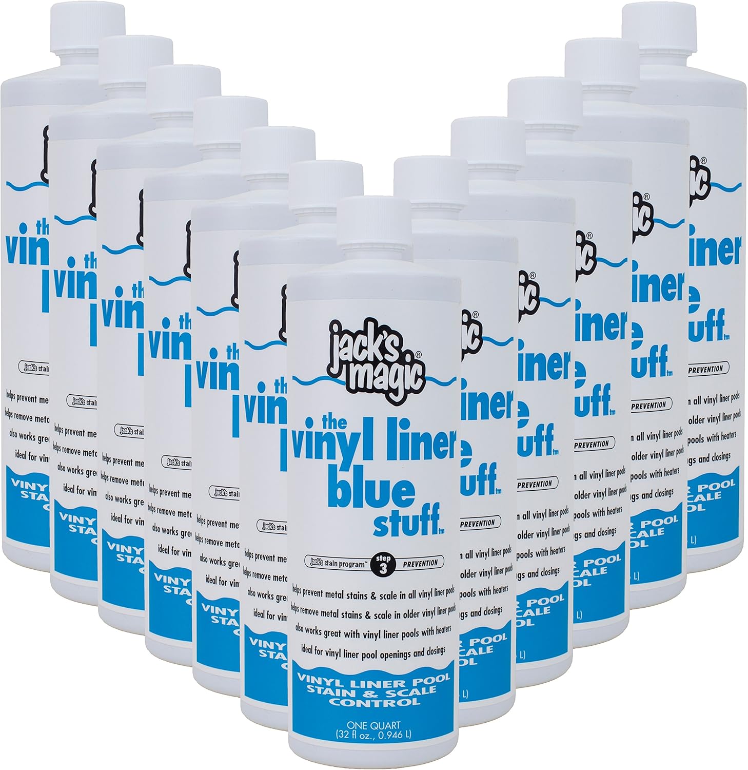Jack's Magic The Vinyl Liner Blue Stuff (1 qt) (12 Pack)