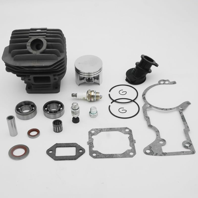 Garden Parts 50mm Cylinder Piston Oil Seal Spark Plug Manifold Kit for Stihl 044 MS440 Garden Chainsaw Replacement Parts