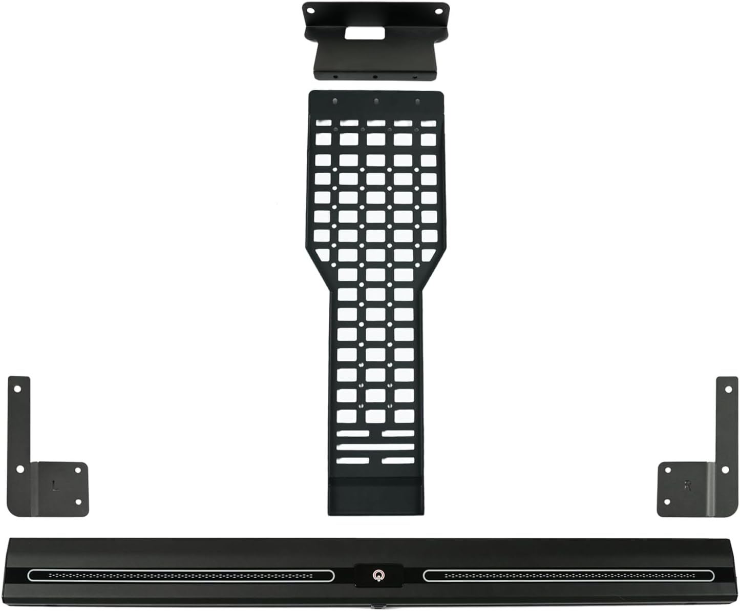 Roof Molle Panel with Built-in Ceiling Lighting Accessory, Fits for Ford Bronco 2021 2022 2023 2024 2025 4-Door Hardtop and Softside Versions, NOT Fits for 2-Door Versions.