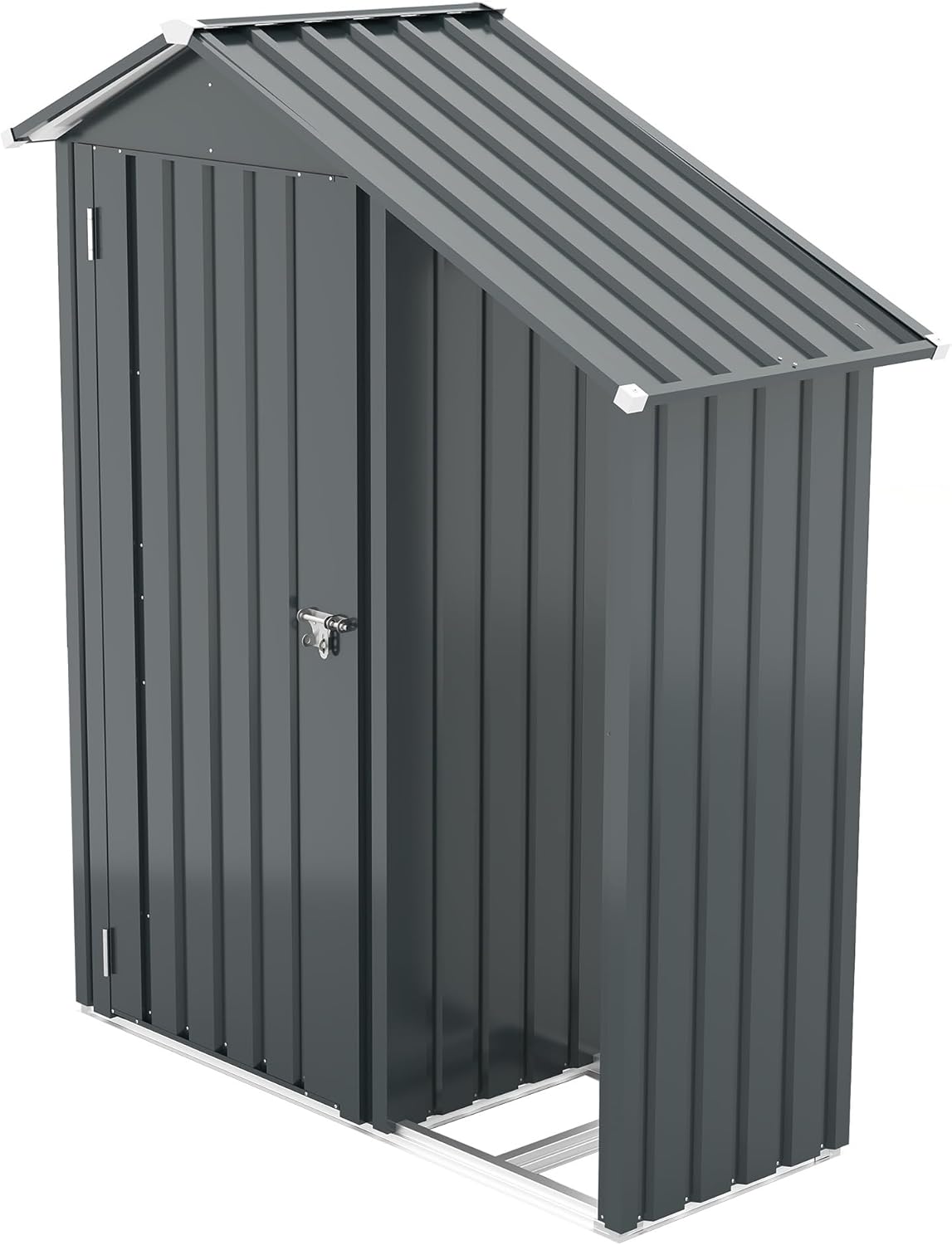 Campcraft Galvanized Iron Sheet Garden Shed – Waterproof Design, Easy Assembly, Solid Lock System, Compact & Versatile Outdoor Storage