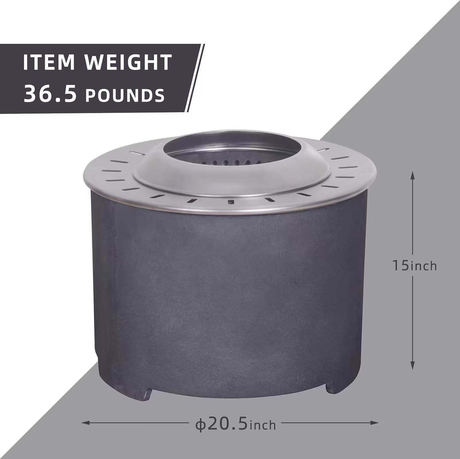 Smokeless Fire Pit, 20.5