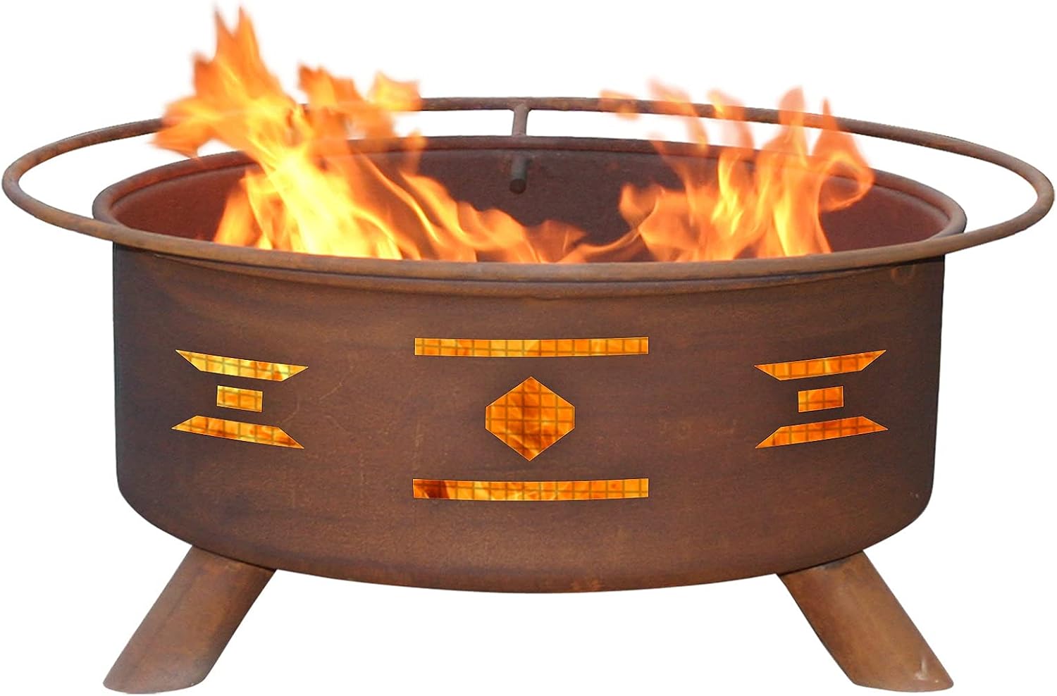 Patina Products F101, 30 Inch Mosaic Santa Fe Fire Pit
