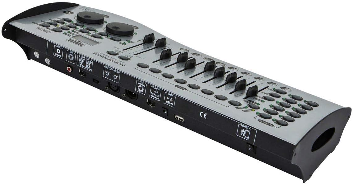 Monoprice 16-Channel Universal DMX-512 Controller - MIDI Compatible, Control up to 12 Intelligent Lights - Stage Right Series