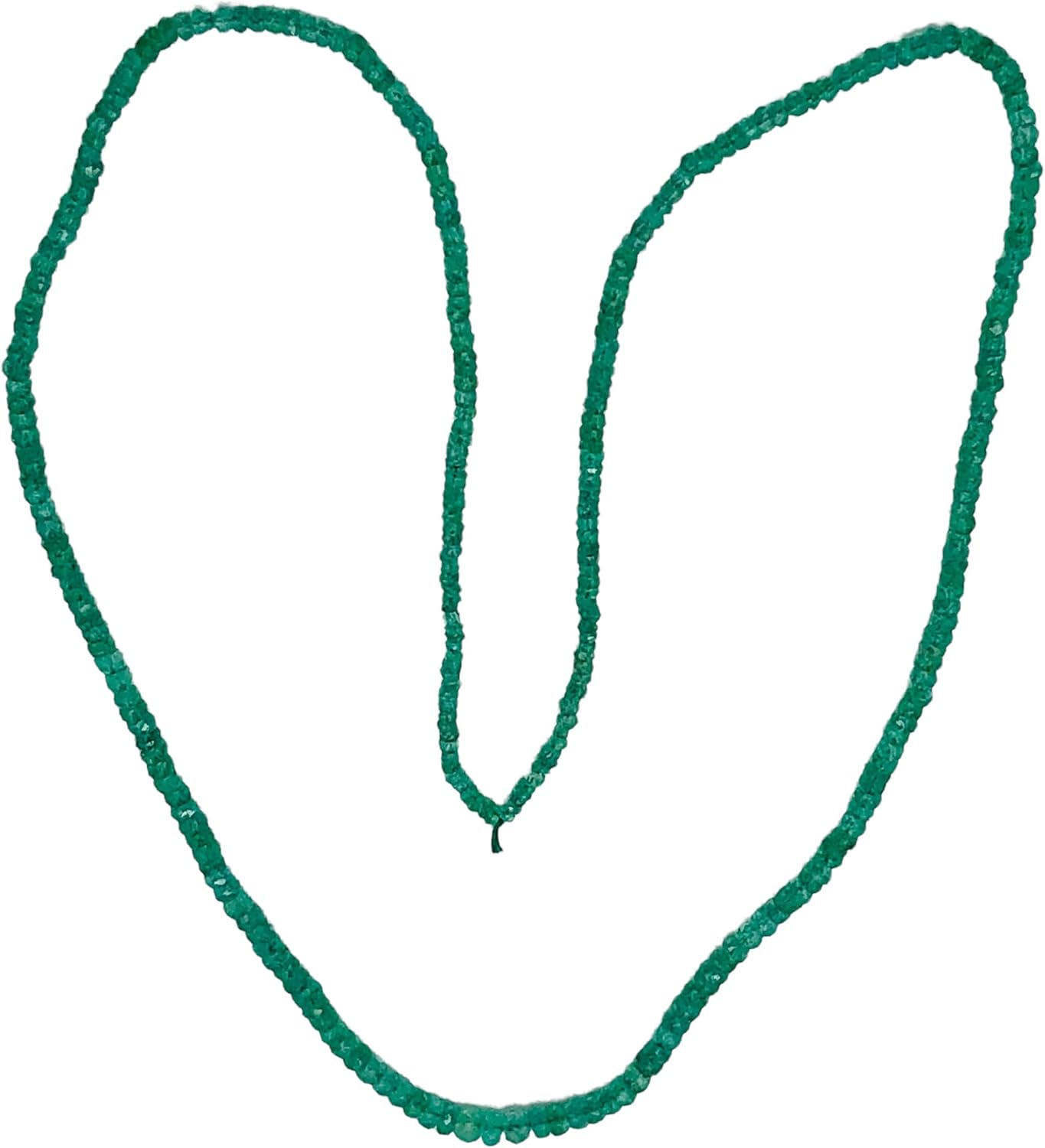 Emerald Graduated Faceted 17