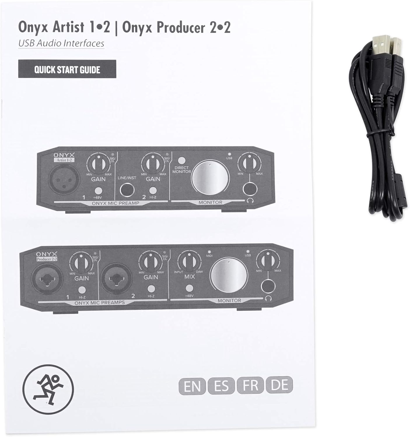 Mackie Onyx Producer Recording Interface Bundle with Rockville PRO-M50 Studio Headphones, RCM03 Pro Recording Condenser Mic and ROCKSHIELD 3 Mic Isolation Shield