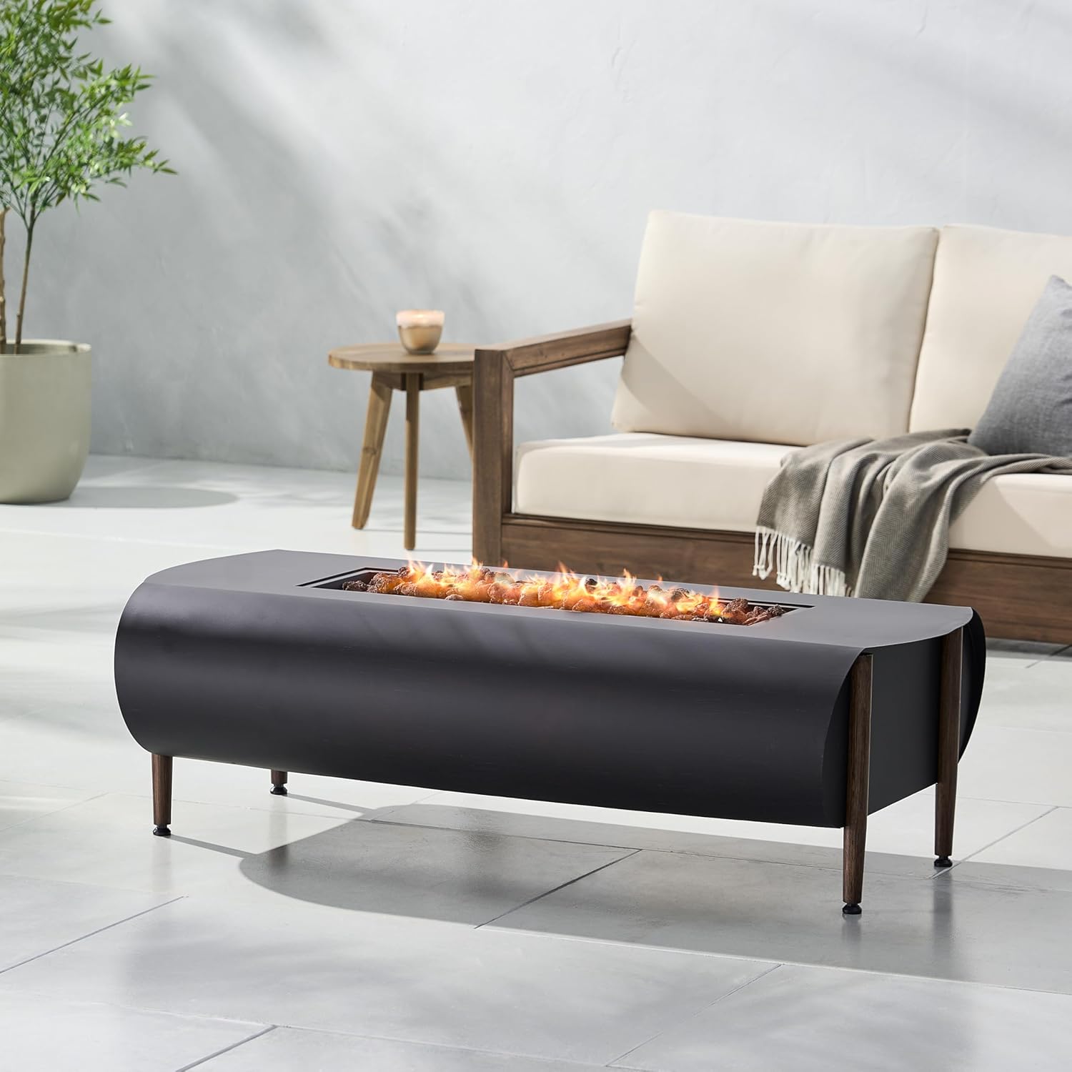 Rectangle FIRE Pit 50,000BTU