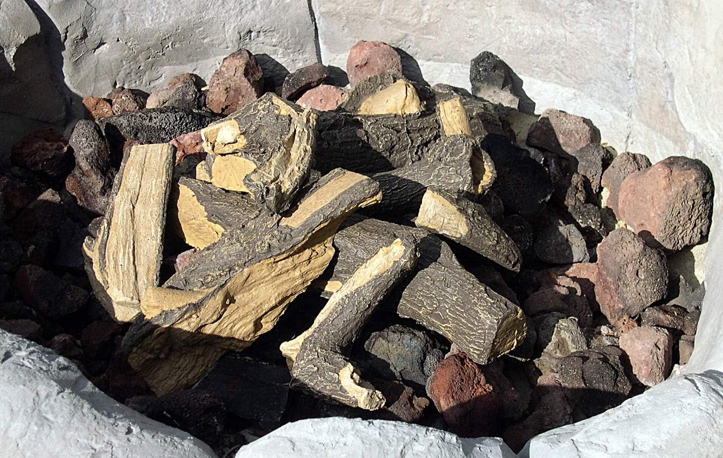 Sierra Grand Bonfire Ceramic Log Set for 24