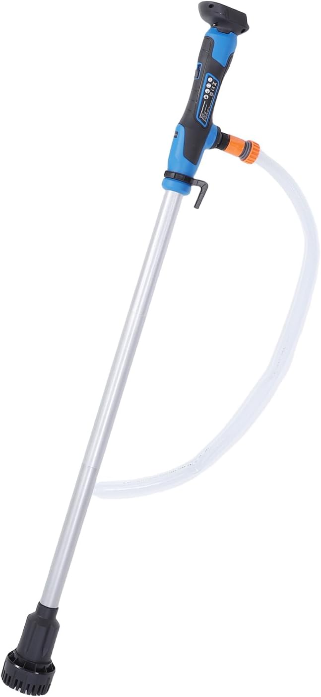 Diydeg Cordless Stick Water Transfer Pump, 36LPM Portable Battery Powered Utility Sump Pump with 3.3ft Hose for Pool, Garden, Pond, Boat, RV, Rain Barrels, Outdoor Draining