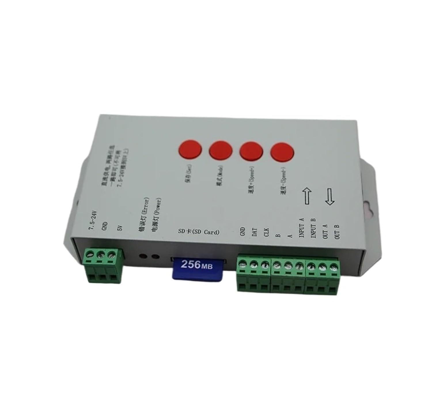 APA102 SD Card LED Controller APA107 HD107S SK9822 (T-1000S C Version)