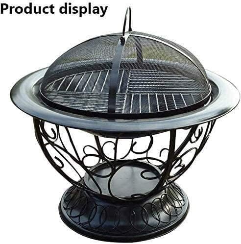 Fire Pits Outdoor Wood Burning 22 Inch Outdoor Round Fire Pit -rd Patio Garden Stove Bonfire Wood Burning Firepit