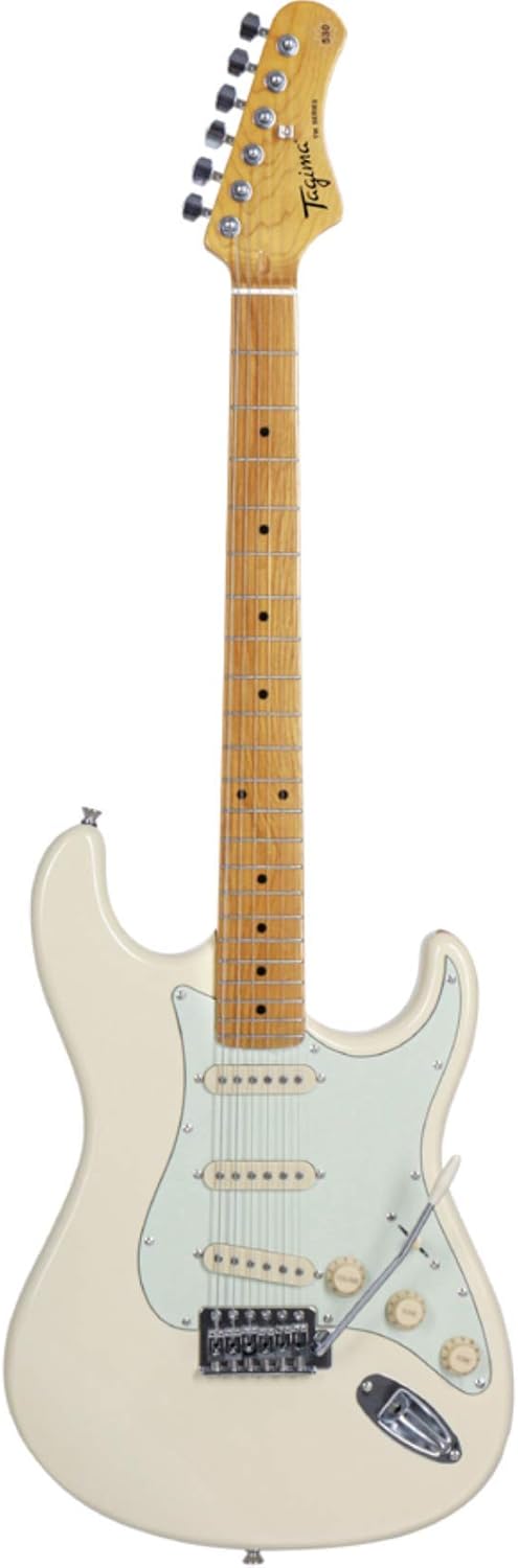 Tagima TG530 White Solid Body Electric Guitar