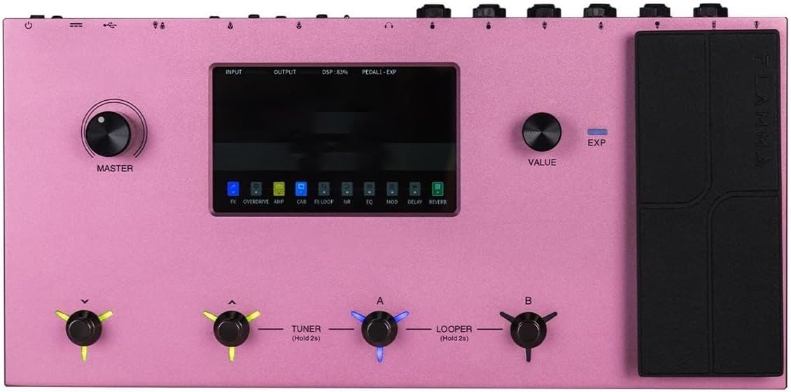 Professional Guitar Effects Pedals Versatile Guitar Amp With LCD Touch Screen And 200 Preset Slots(With battery2)