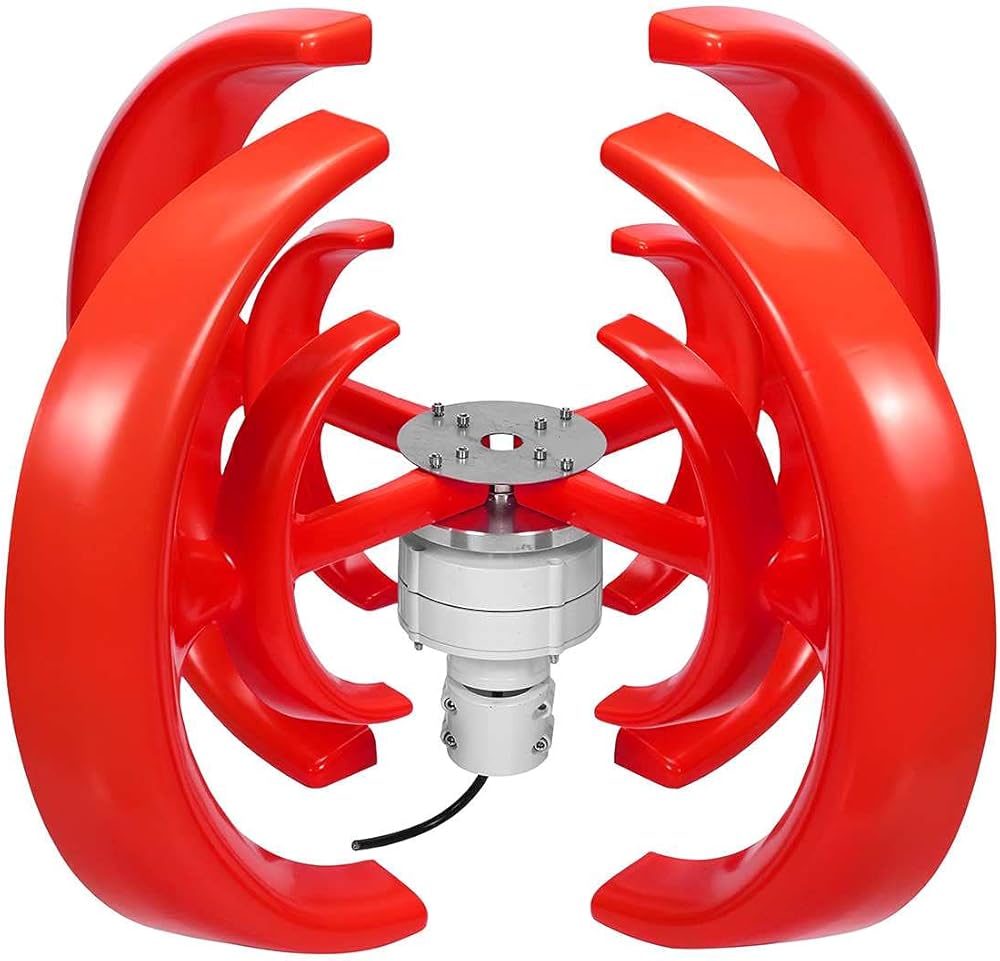 4200W Vertical Axis Wind Turbines Generator Lantern 4 Blades Motor Kit Windmill Energy Charge Turbines 12V 24V for Home Camping