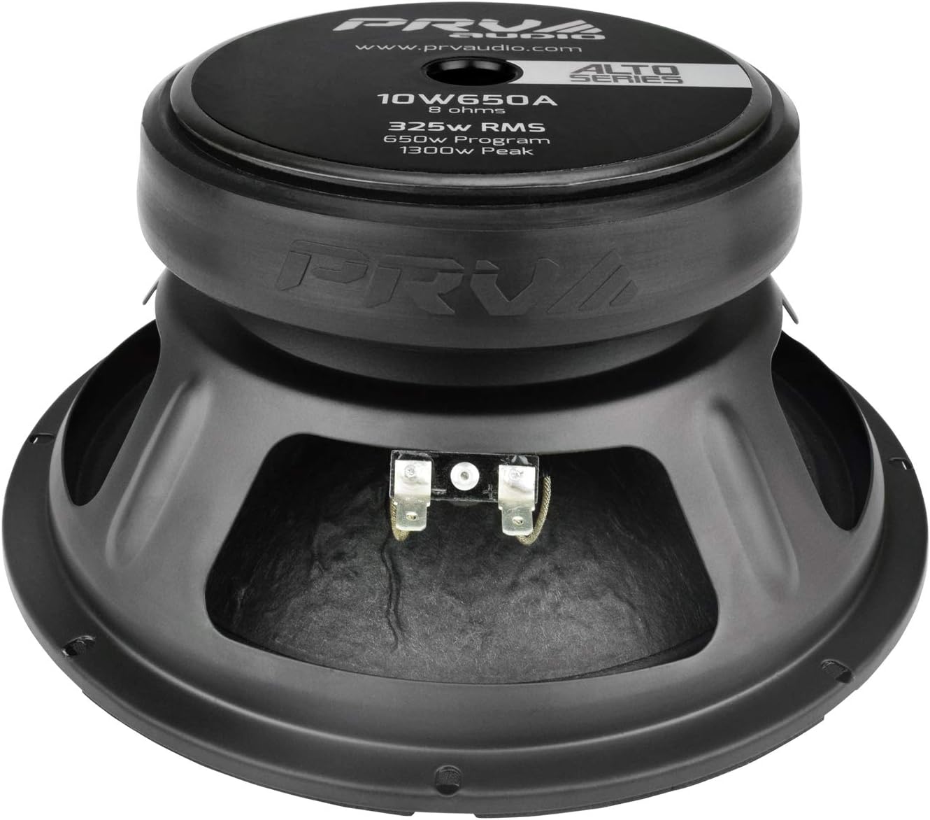 PRV AUDIO 10 Inch Woofer Speaker 10W650A, 650 Watts Program Power, 8 Ohm, 2.5 Inc Voice Coil, 325 Watts RMS Pro Audio Speaker Loudspeaker (Single)