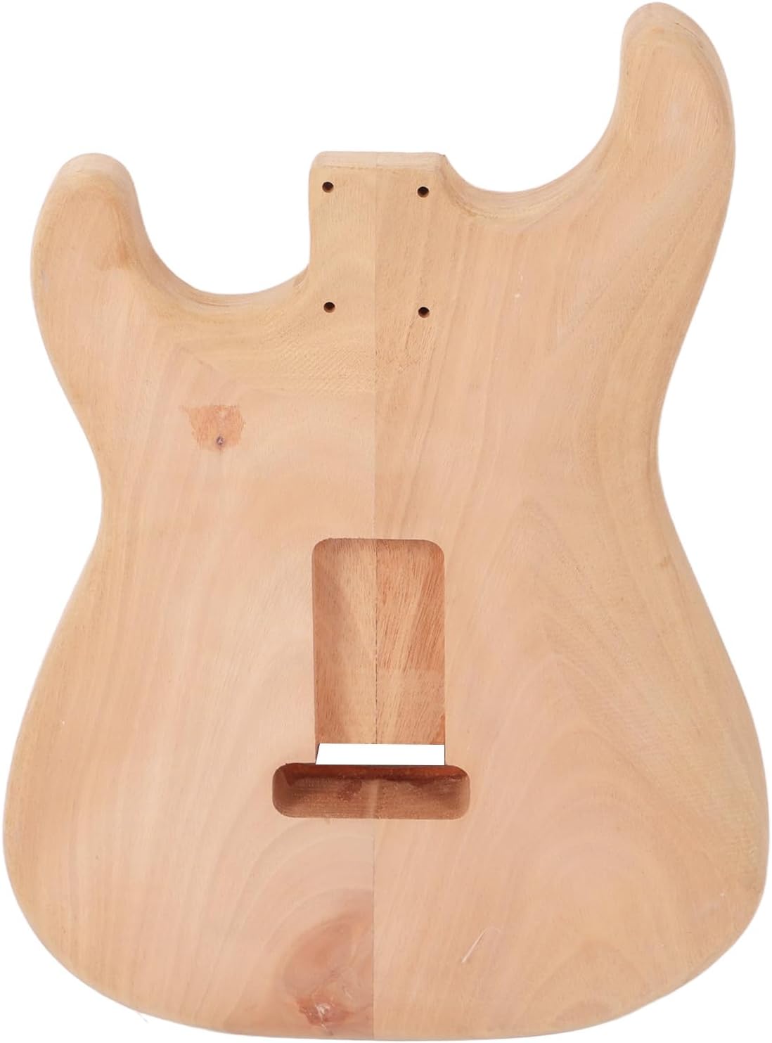 Unfinished Electric Guitar Body Blank - DIY Replacement Wooden Barrel for Electric Guitar Building, Custom Paint & Professional Upgrade (GSB09)