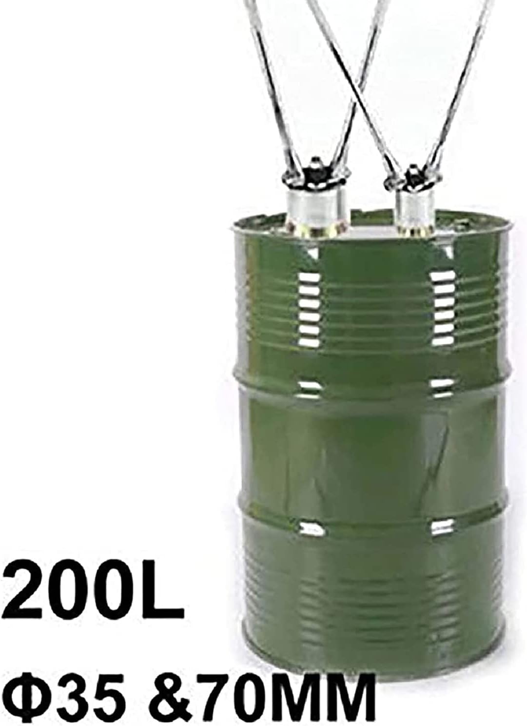 200L / 53 Gallon Drum Cap Seal Crimping Tool, 35mm & 70mm Manual Barrel Sealer, Liquid Packaging Machine for Small & Large Drums, Durable & Efficient Sealing Solution