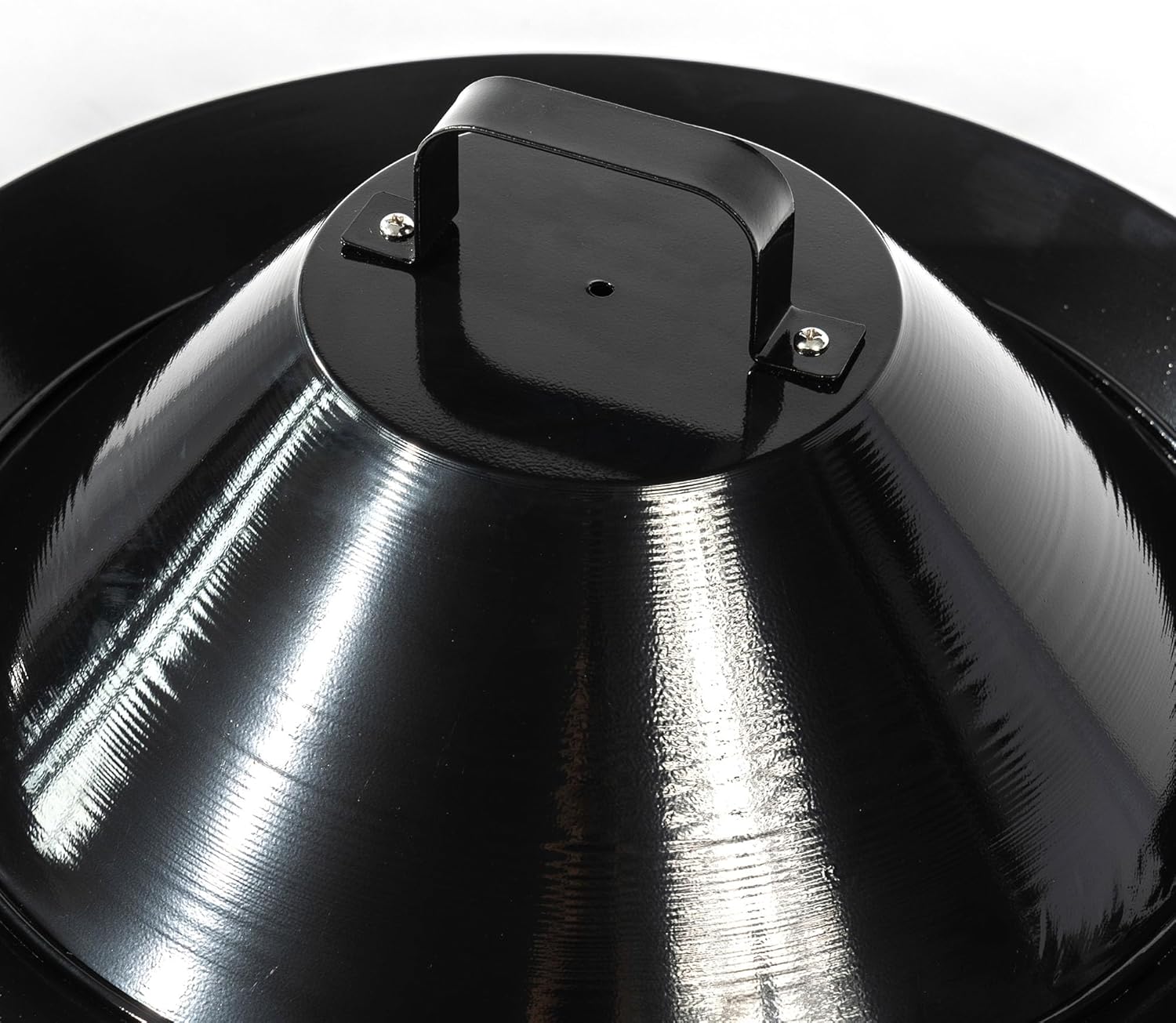 19-inch Outdoor Propane Fire Pit, 50000 BTU Round Outdoor Portable Propane Gas Fire Pit with Removable Anti-Rust Lid, Smokeless Gas Firebowl for Camping, Patio, Backyard, Black