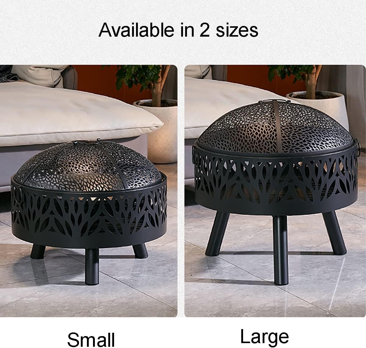 Outdoor Fire Pits, Portable Smokeless Fire Pit,Indoor Heating Stove, Home Charcoal Stove charcoalbarbecue Grill, for Campfire, Cooking, BBQ on Patio Deck Backyard and Beach