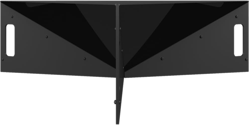 Kratki Fire Pyramid Asymmetrical Triangular Garden Fire Pit L79 x W68.5 x H22.7 cm Weight 16.8 kg Made of Heavy Duty Heat Resistant Steel