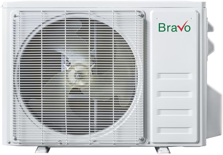 BRAVO 36,000 BTU 230V Ductless Mini Split Air Conditioner & Heat Pump – 17 SEER2 Inverter AC System – Pre-Charged – 13FT Installation Kit – Smart Control Included – Cooling & Heating