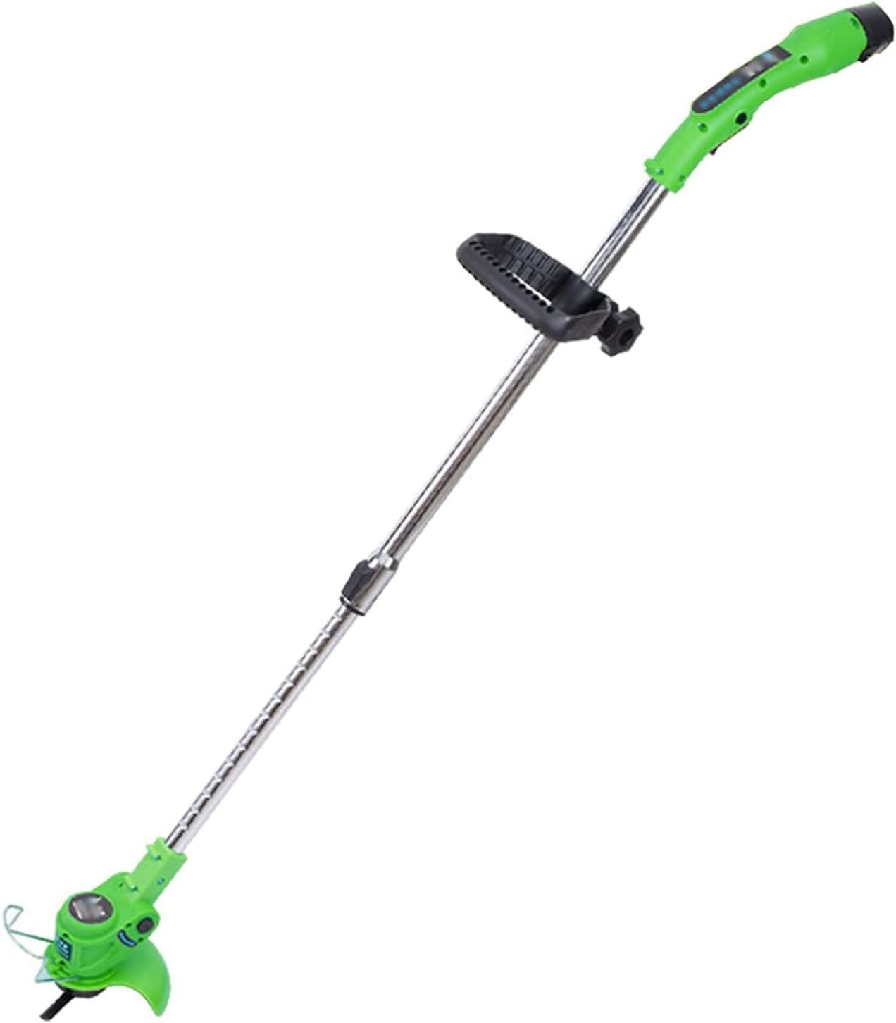 Cordless Lawn Trimmer Electric Lawn Mower Multifunction Lawn Mower Lightweight Lithium Battery Brush Cutter with Spare Blade 2 Batteries