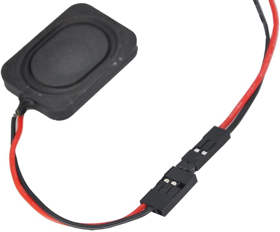 RC Engine Simulation Sound Module 5-8.4V Input 2W Small Horn Speaker for Remote Control Car Boat Airplane DIY Model(with Big Horn)