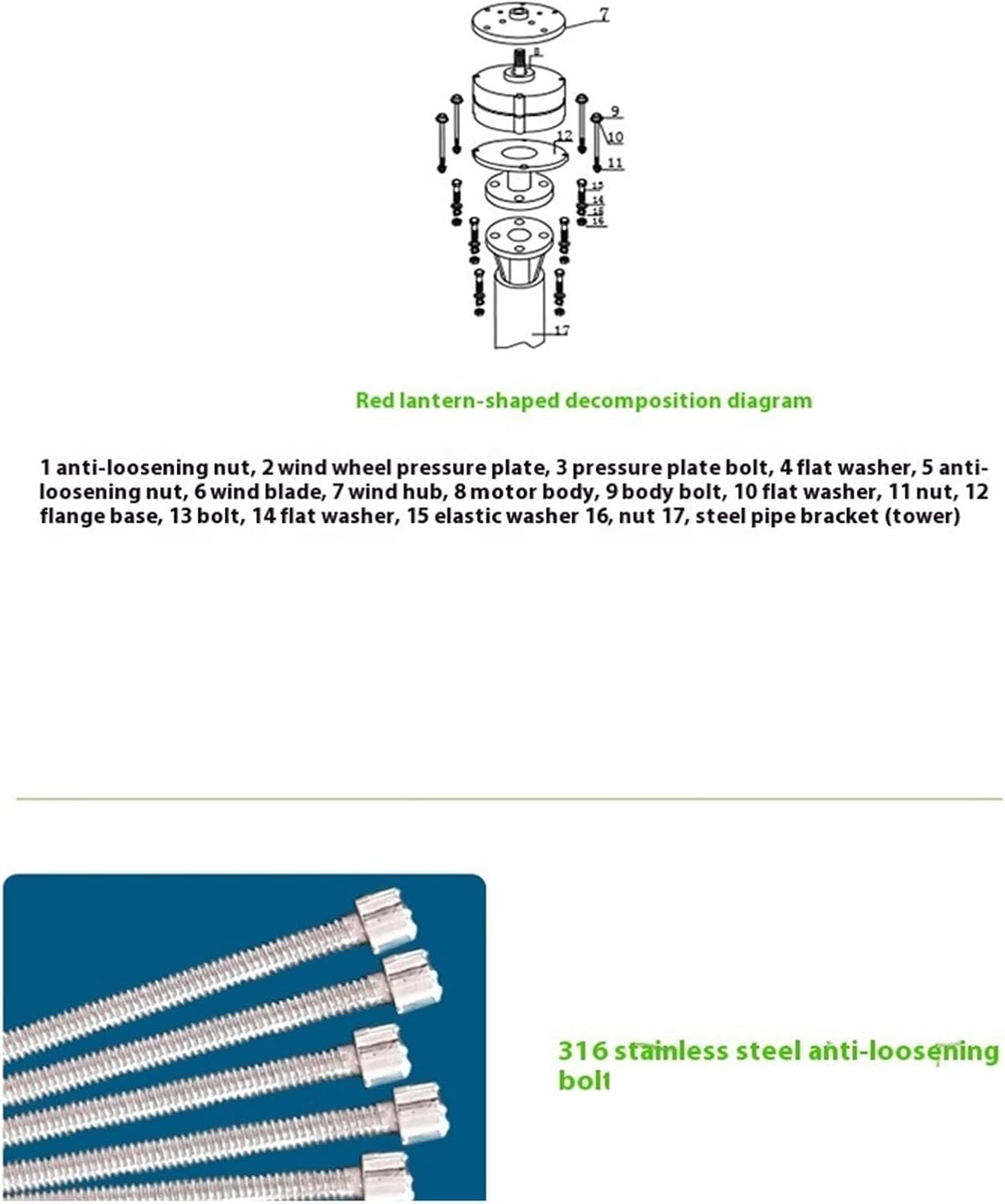 Wind Generator, Wind 300w 24v Vertical Axis Wind Energy Generator Home Wind,for Home Boat Marine(with Controller_24V_500W)