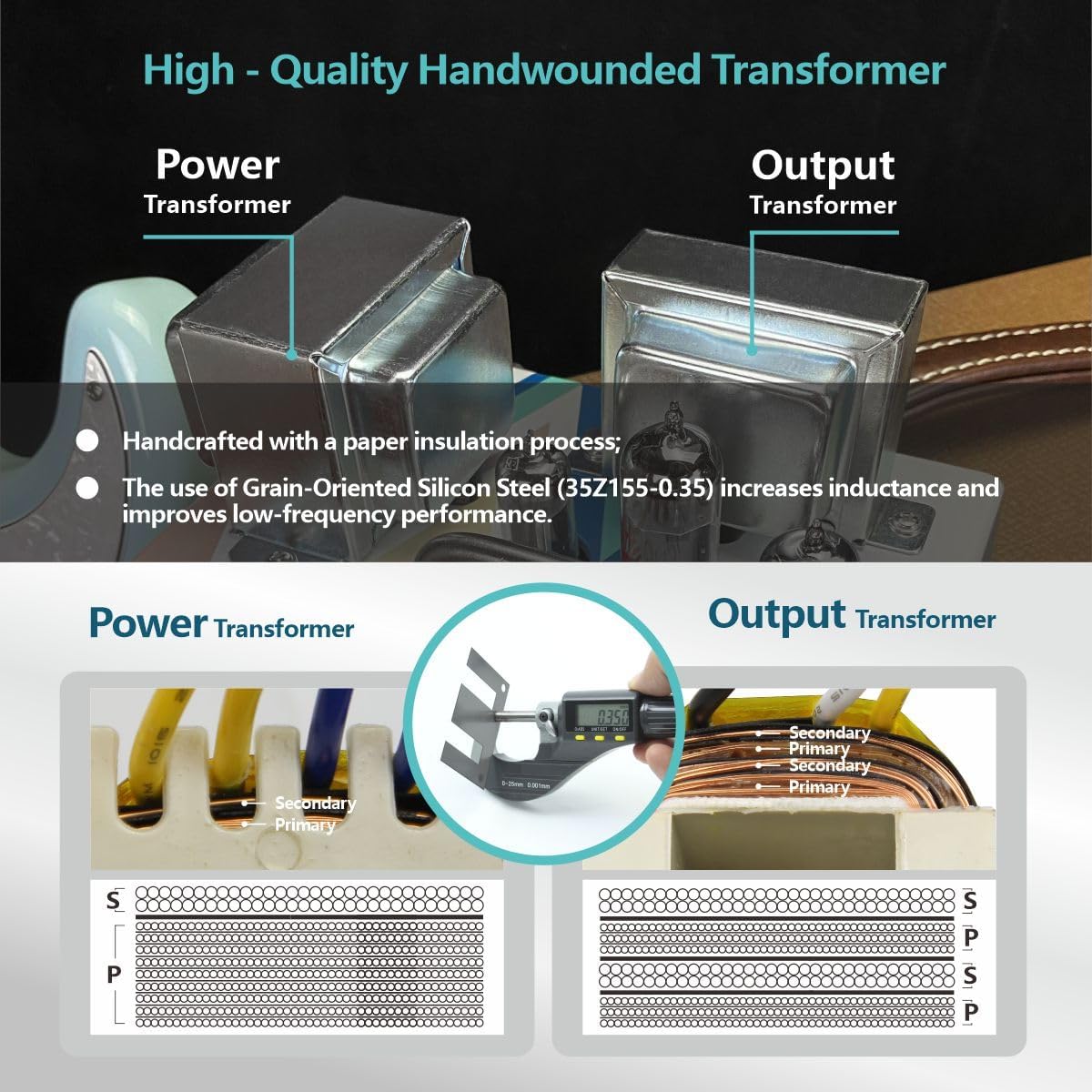 OriPure 5W All Tube Guitar Amplifier Head OA-H05