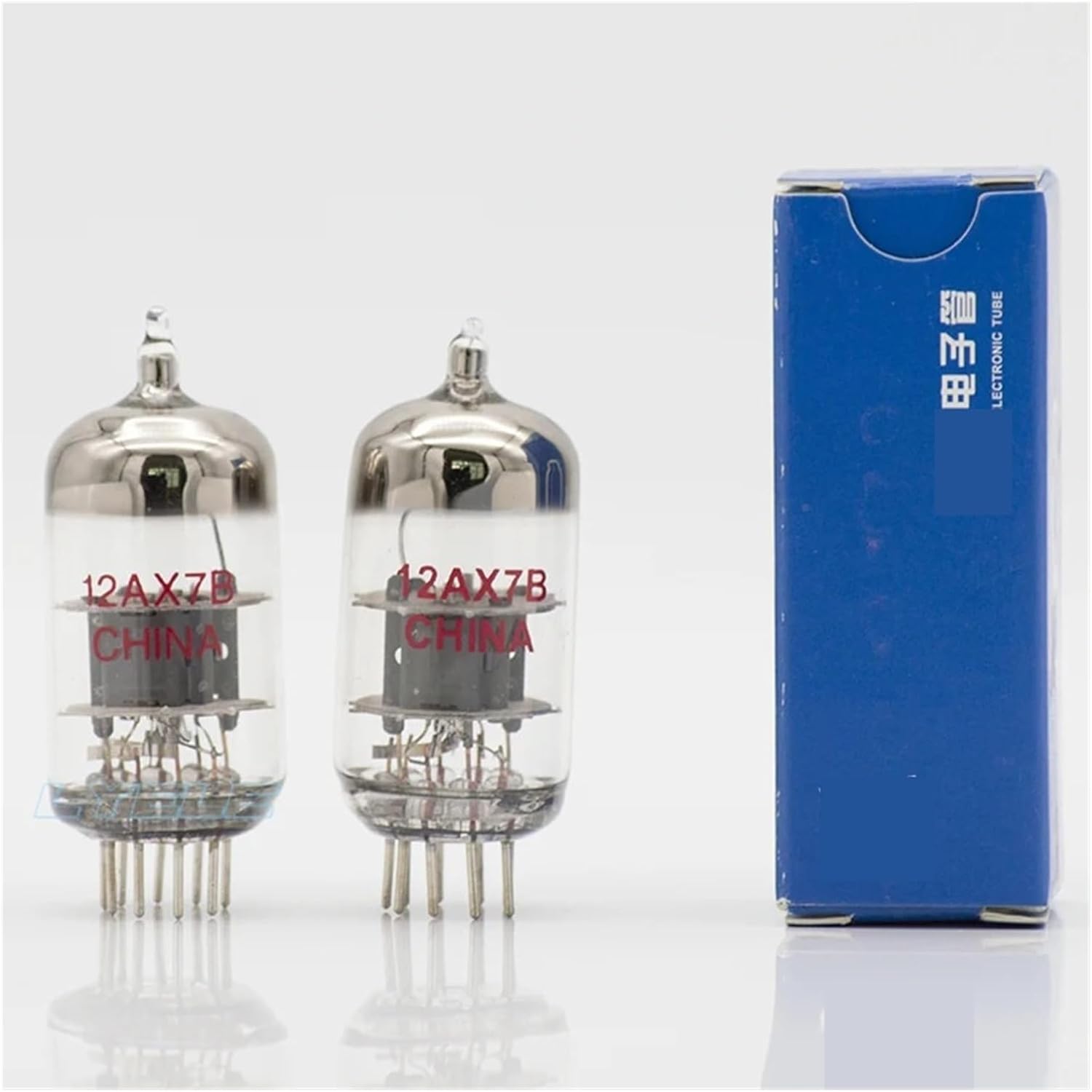 12AX7B 12AU7 tube replaces ECC83 7025 6N4 tube precision matching suitable for audio amplifier(12AX7B 1pcs)