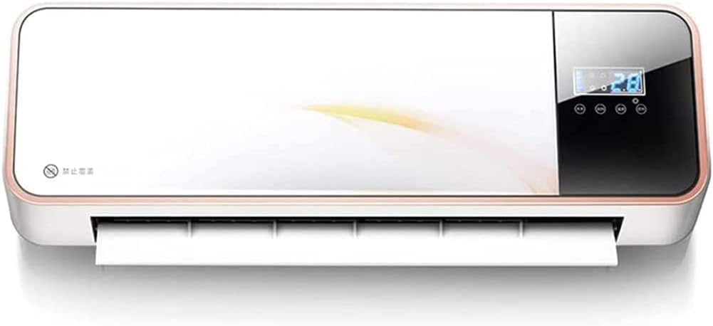 Wall-Mounted Remote Air Conditioner Fan,Electric Heating Machine,3000W Power,Cooler & Heater for Living Room,Bathroom,Natural Cold Wind