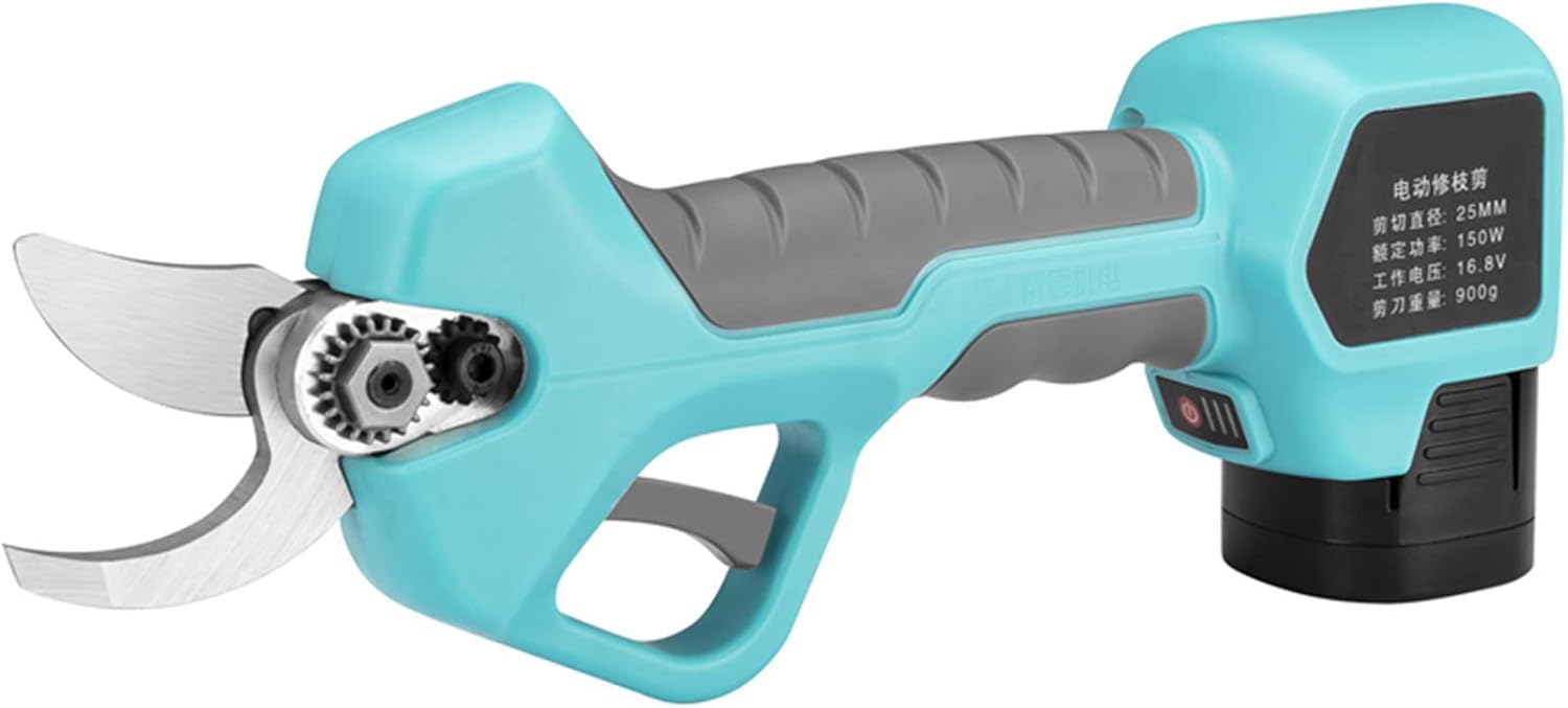 Electric Pruning Machine Garden Secateurs Cordless Electric Pruning Shears Battery Powered Fruit Tree Pruner Shears Cutting Diameter ()