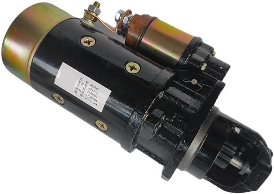 Motor Starter 4944701 C4944701 Compatible Replacement Compatible with B3.9L 4B 4BT 4BTA 4BTAA Diesel Engine Generator Spare Parts