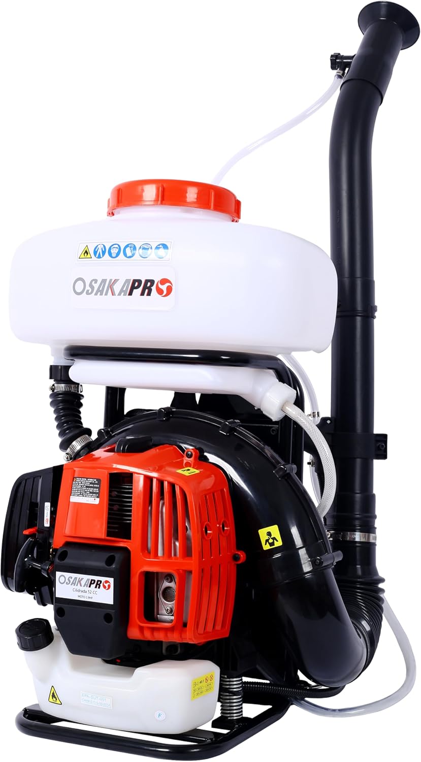 Backpack fogger Sprayer,Mist and Duster Sprayer,Agricultural fertilizatino Spray dusting machineMosquito Sprayers Mosquito Fogger,EPA Compliant 51.7cc Two Cycle egnine, for Weeding, Spraying, Cleaning
