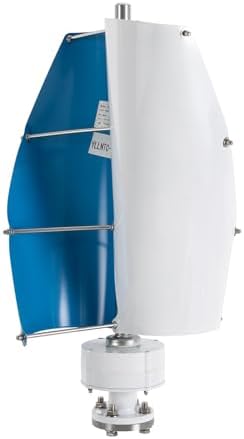 4500W Vertical Wind Turbine Generator Kit - 2 Blades, Permanent Magnet Design for Efficient Hybrid Wind and Solar Energy Solutions