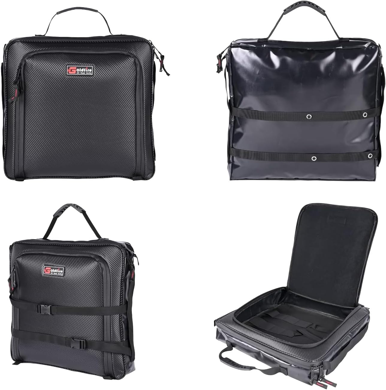 X3 Under Seat Storage Bag Large Capacity Tool Pouch Storage Bag Fit for Can-Am Maverick X3 2017-2025 Easy to Carry(BLACK)