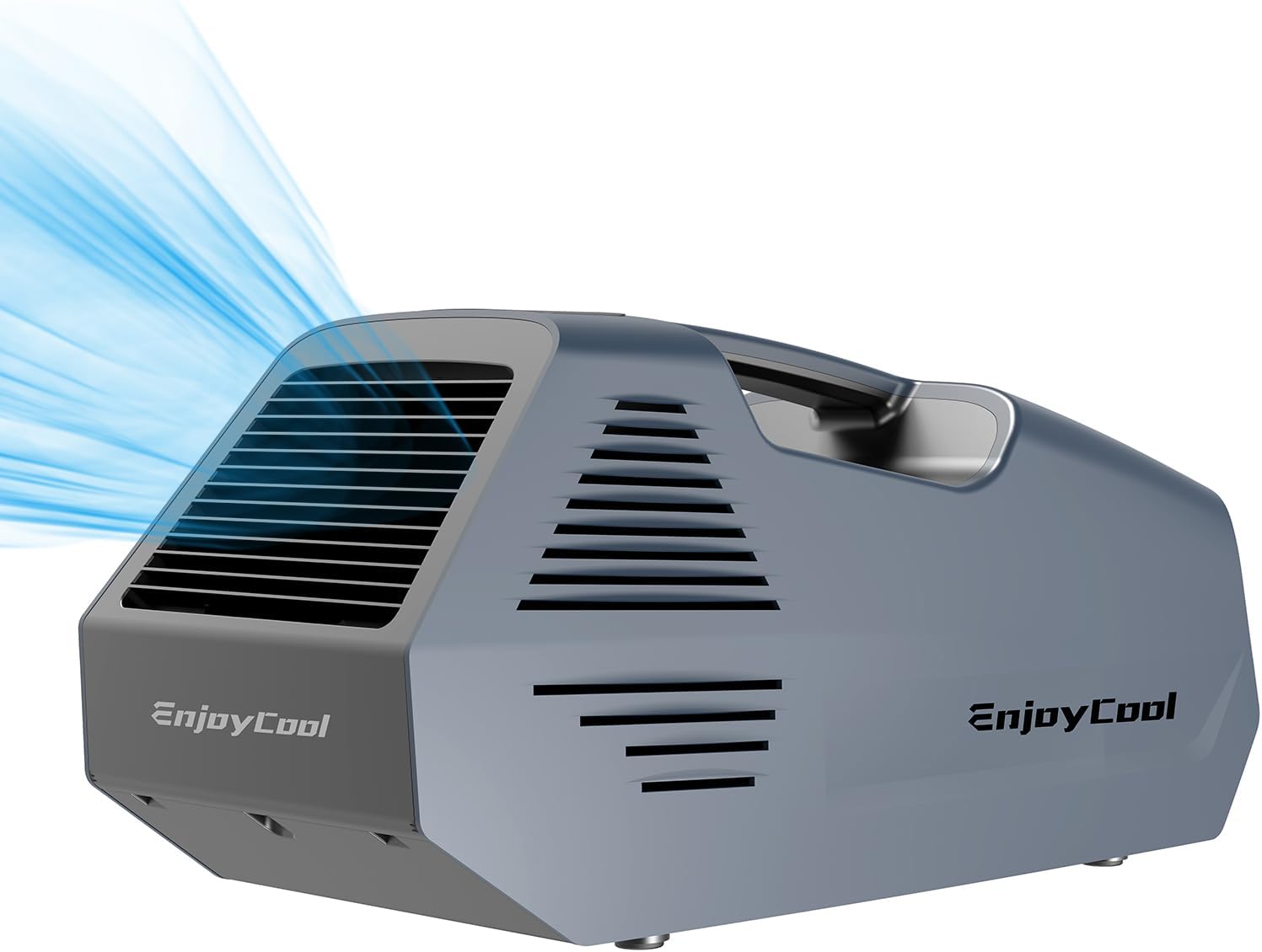 Portable air conditioner Fast Cooling Outdoor Built-in Cool Sleep Modes Air Conditioner with Remote Control 2380 BTU Camping Bedroom Small Air Conditioner Portable for Room Office Camping Car blue