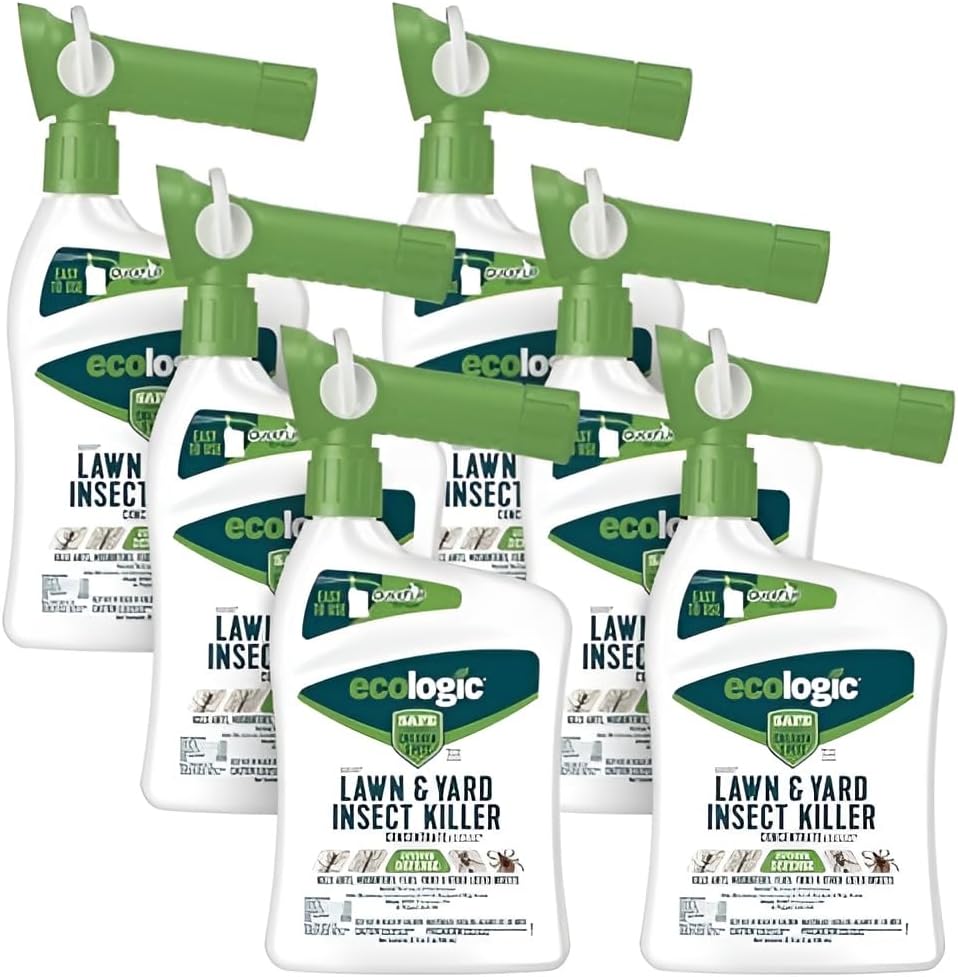 Ecologic 32 Oz, Ready to Spray Lawn Insect Killer, 6 Count (Pack of 1)