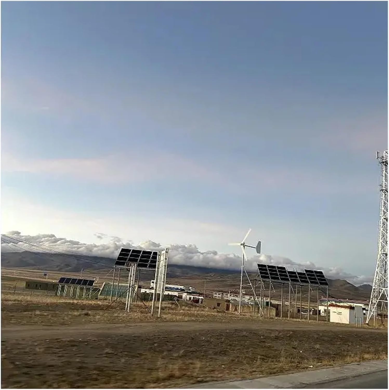 Wind Turbine Generator Kit, 1500W New Energy Horizontal Wind Turbine Generator 12v 24v 48v Low Noise Small Windmill Homeuse for Hybrid Solar Wind System(48V)