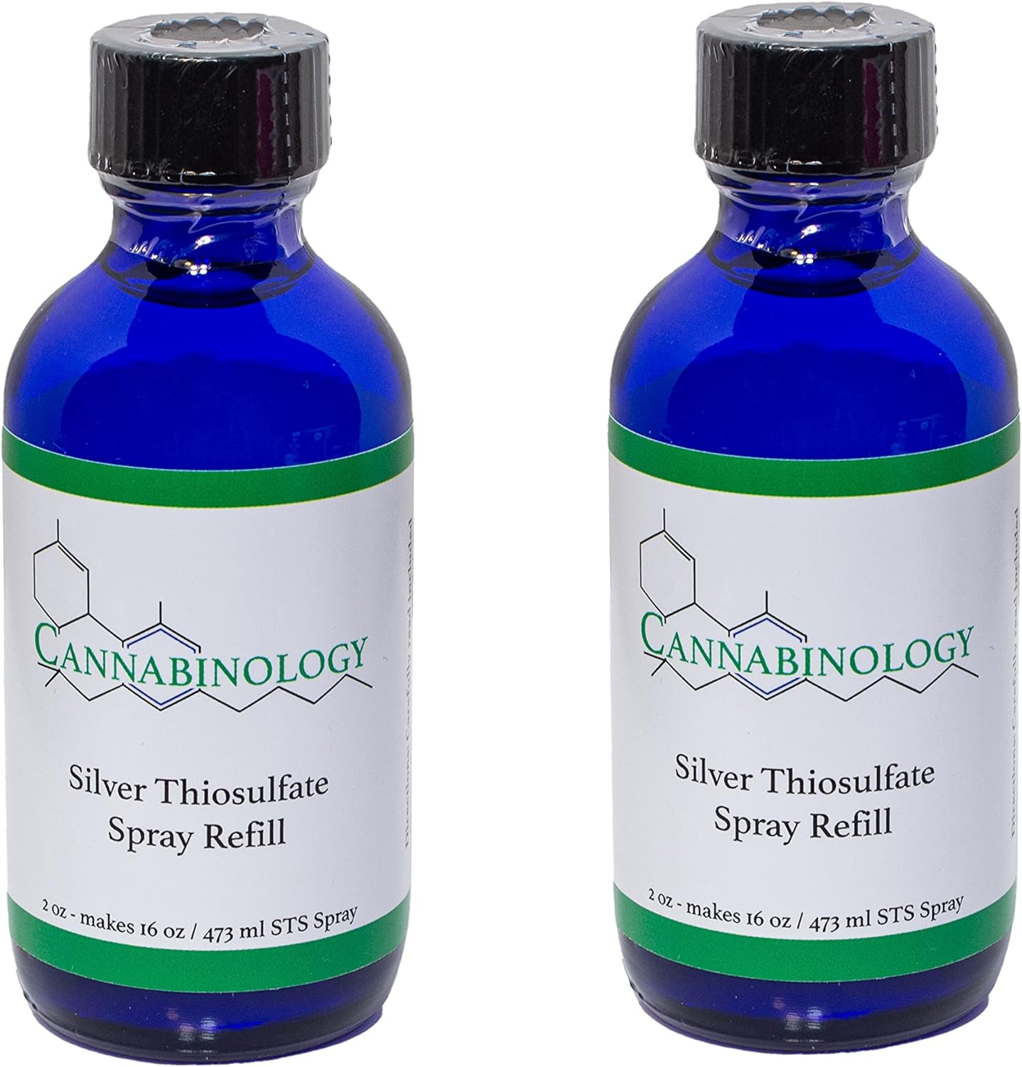 (2 Pack)16 oz Refill - 2 oz/60 ml Silver Thiosulfate Solution (Makes 16 STS Spray) | Feminized Seed Spray |STS Kit Make Seeds Reversal (16 Only), Only