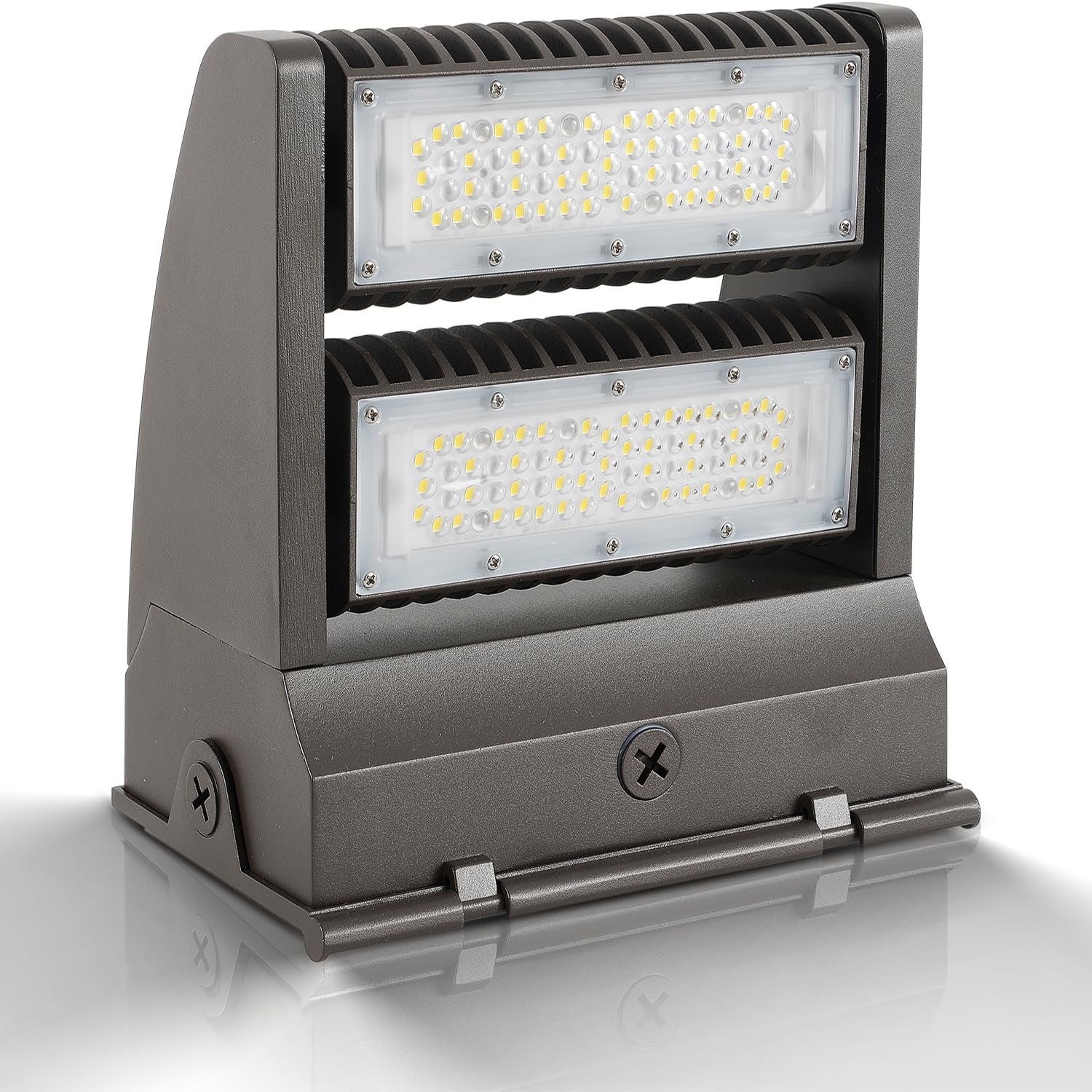 LED Wall Pack Light 120W Rotatable Adjustable 16200LM 5000K, Dimmable Outdoor Area Wall Pack Flood Lighting Fixture - Great for Warehouse Entrance Parking, IP65 Waterproof, UL&DLC Listed