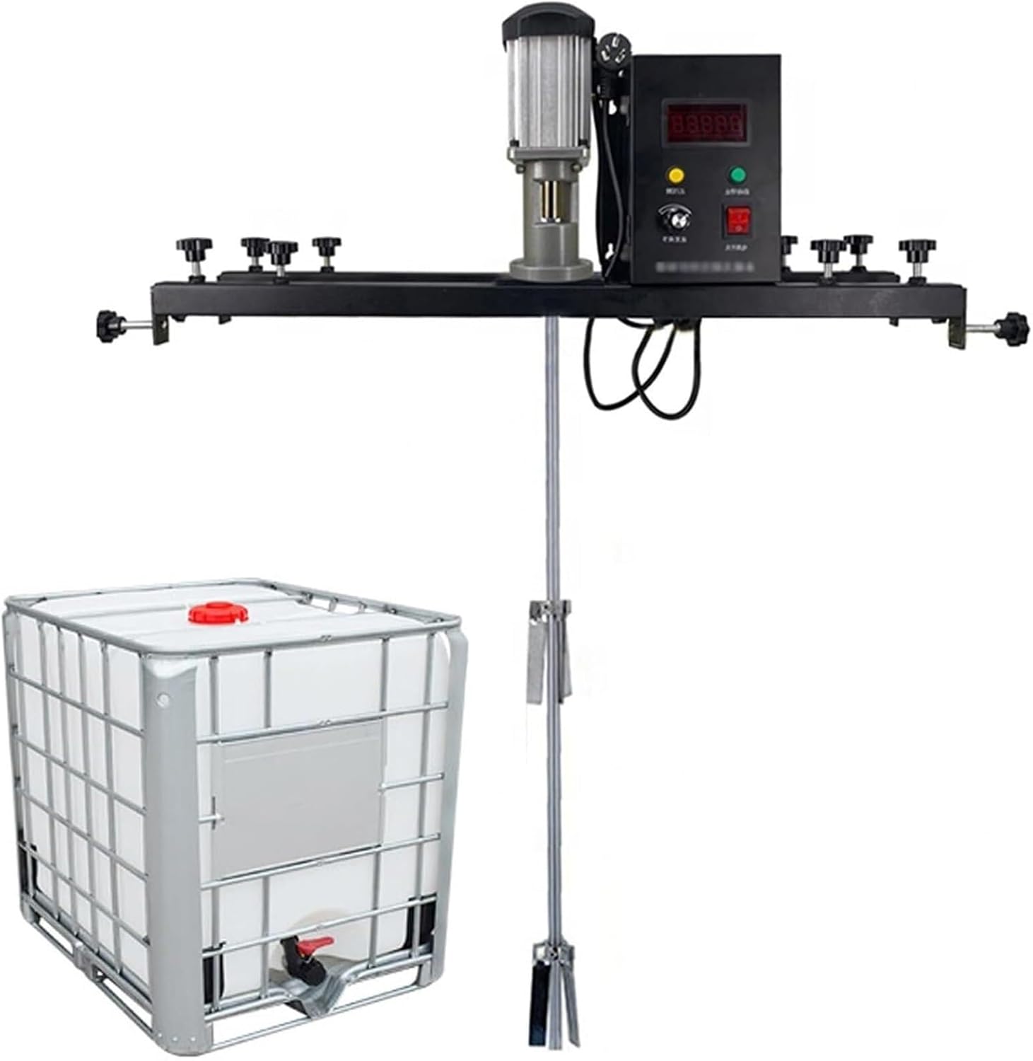 Agitator,980W Electric Tank Mixer Machine with Support Hanger,Paint Mixing Equipment for Ink Dissolver Agitator
